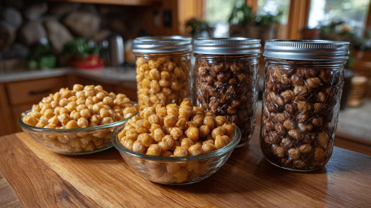 Canned vs dried chickpeas for roasting