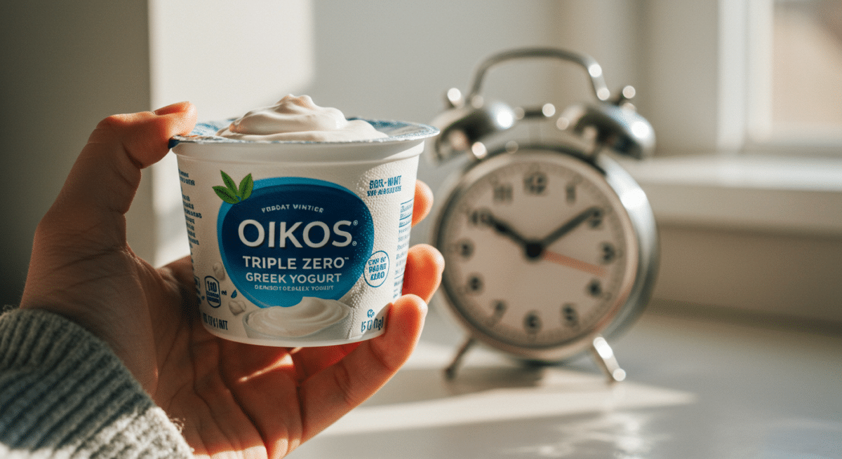 Daily serving of Greek yogurt for gut health