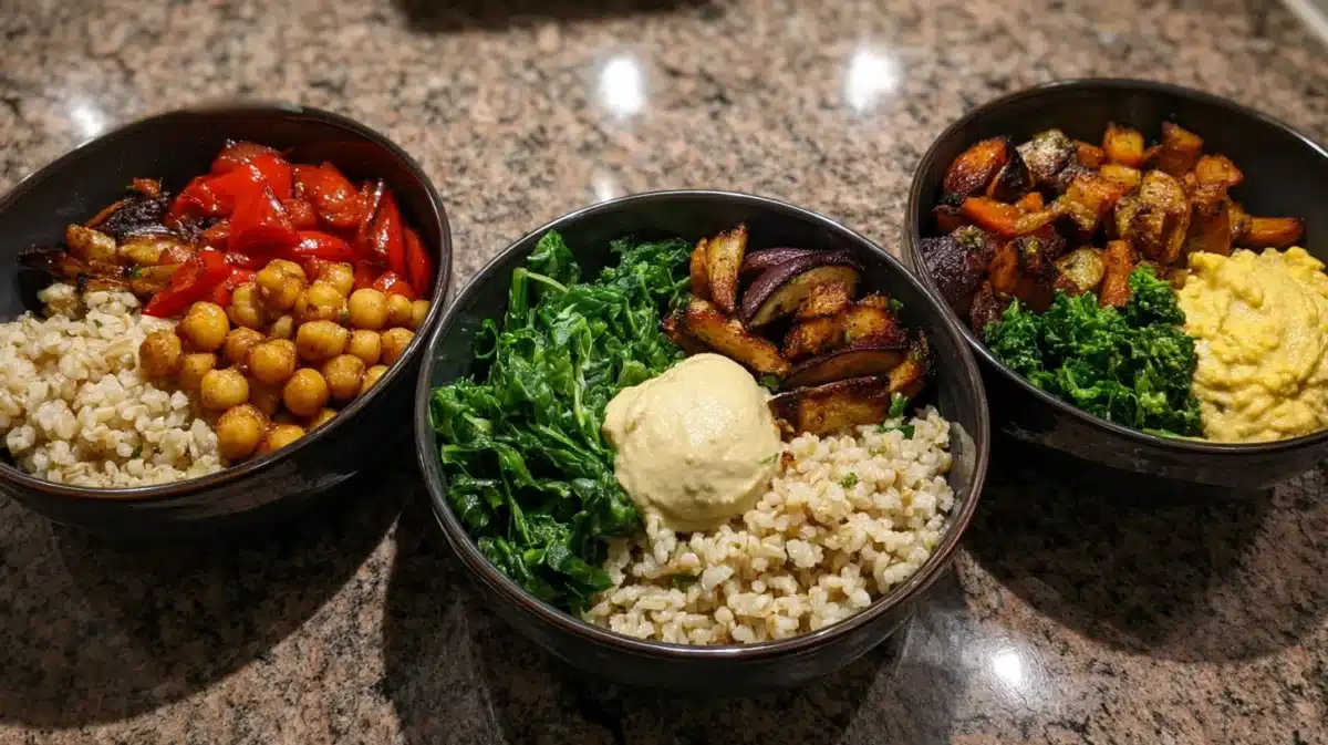 How to build a Mediterranean grain bowl step-by-step
