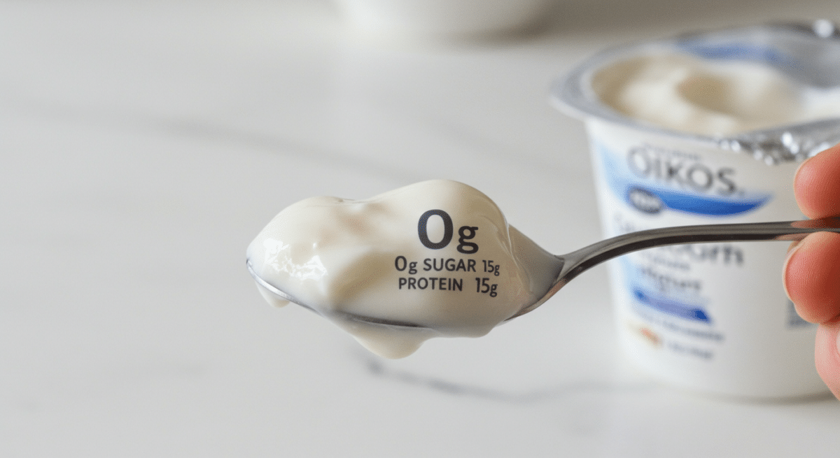 High protein Oikos Greek Yogurt nutritional value