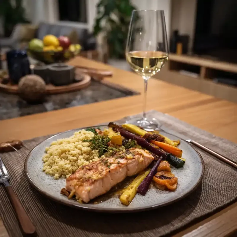 Mediterranean side dishes with crockpot salmon
