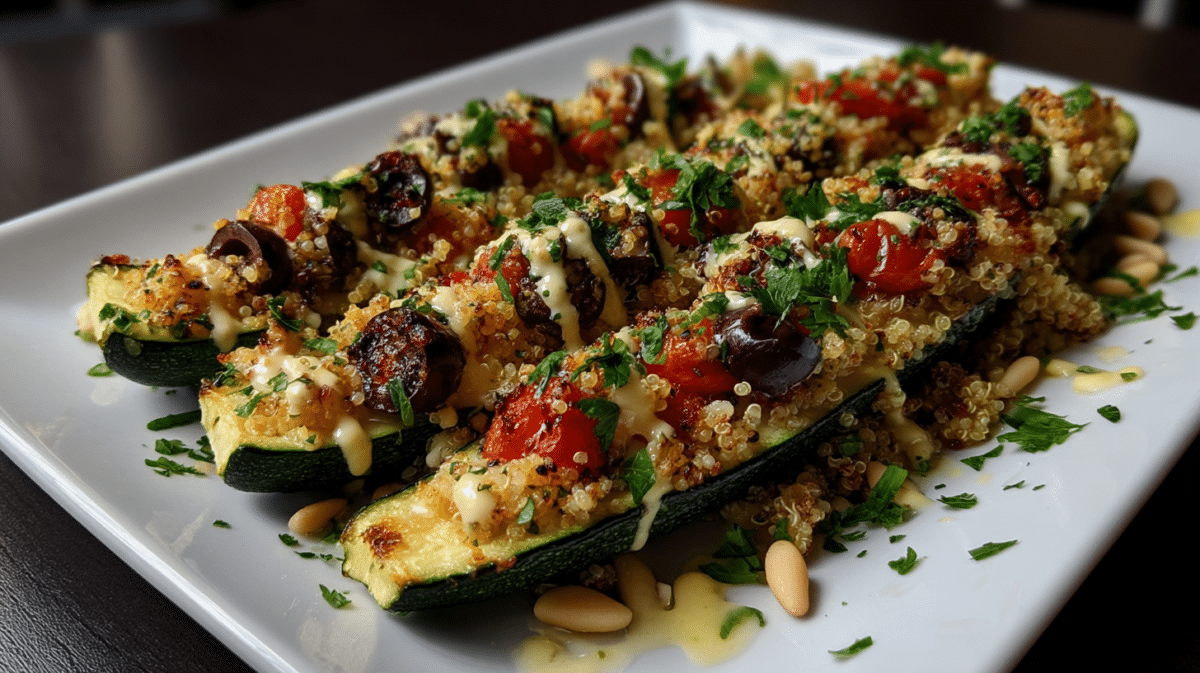 Vegan Mediterranean moussaka with eggplant and lentils