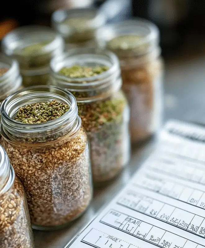 Bariatric seed tonic daily prep and tracker