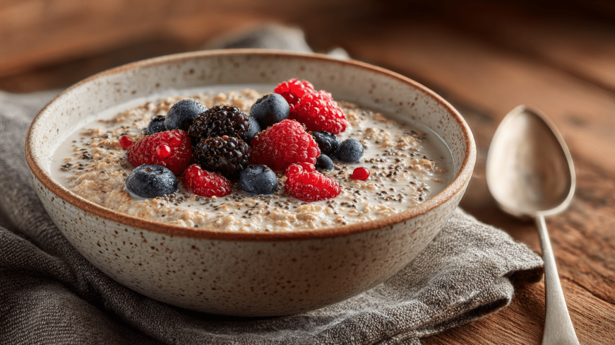 best cereal for diabetics with berries and almond milk