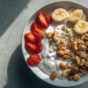 balanced breakfast with cereal for diabetics