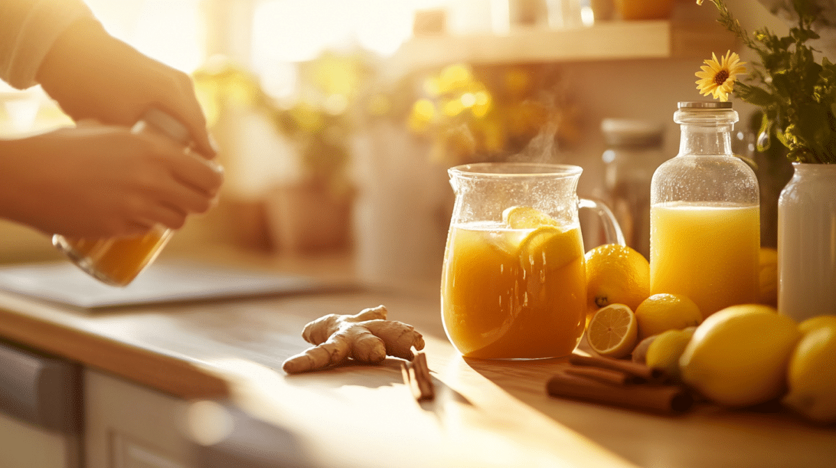 making a natural zepbound drink