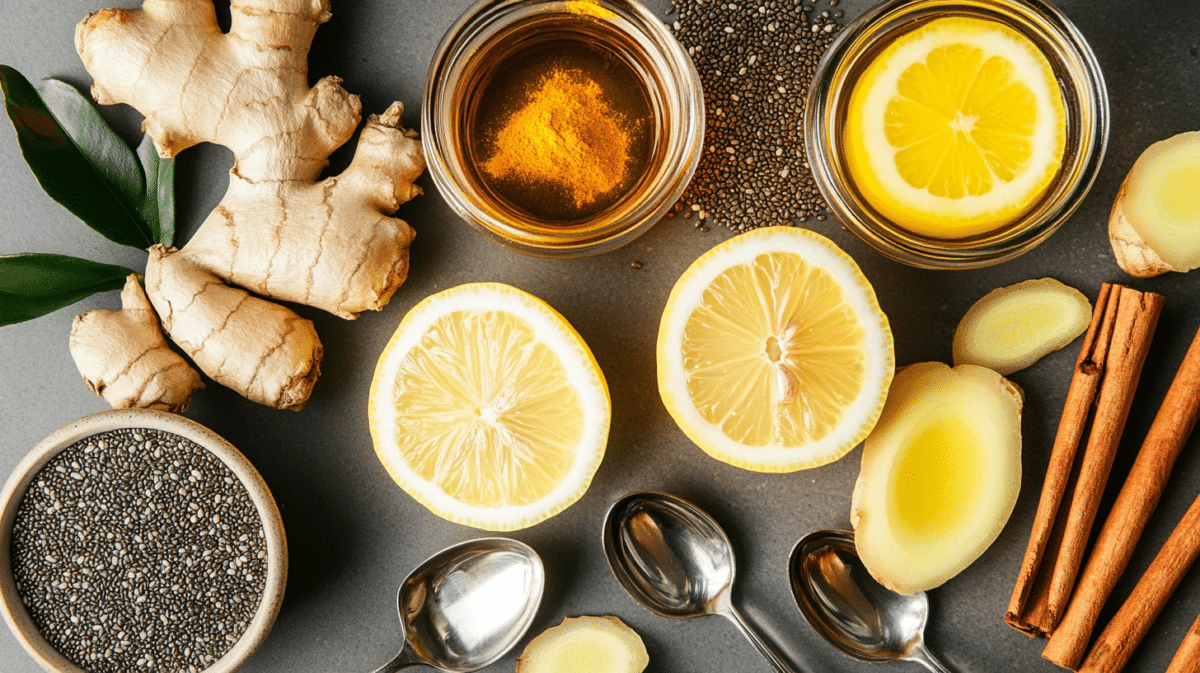 natural zepbound recipe ingredients on kitchen counter