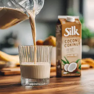 Smoothie made with Silk Coconut Milk